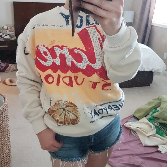 NWT - Acne Studios Printed Sweatshirt - Picture 2 of 6